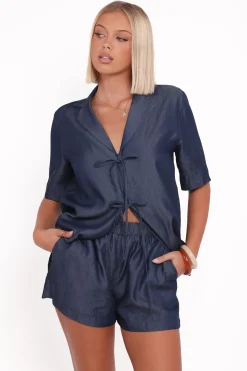 Aaliyah Chambray Shorts