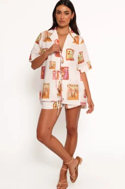 Aaliyah Tie Front Top