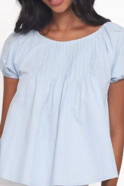 Abbot Pleated Top