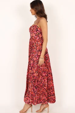 Achanti Pleated Maxi Dress
