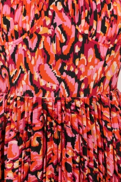 Achanti Pleated Maxi Dress
