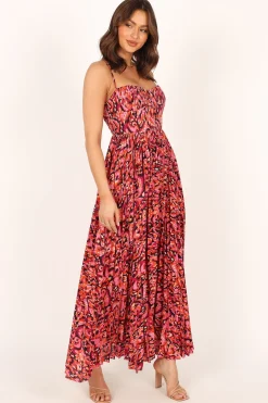 Achanti Pleated Maxi Dress