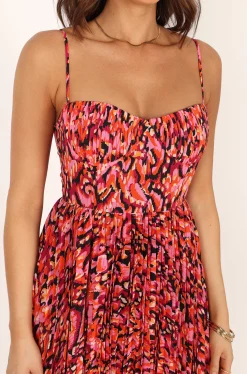 Achanti Pleated Maxi Dress