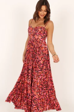 Achanti Pleated Maxi Dress