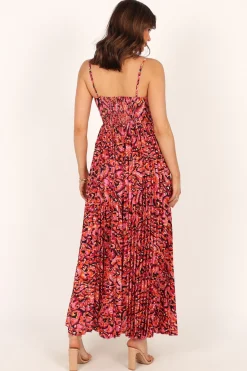 Achanti Pleated Maxi Dress