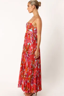 Achanti Pleated Maxi Dress