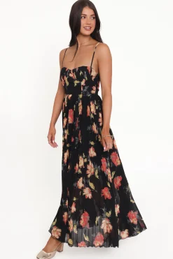 Achanti Pleated Maxi Dress