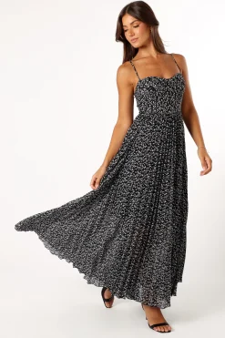 Achanti Pleated Maxi Dress