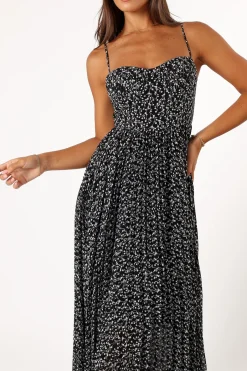 Achanti Pleated Maxi Dress