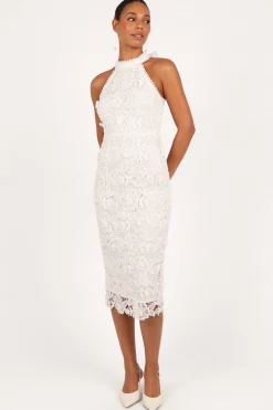 Adalyn Halterneck Midi Dress