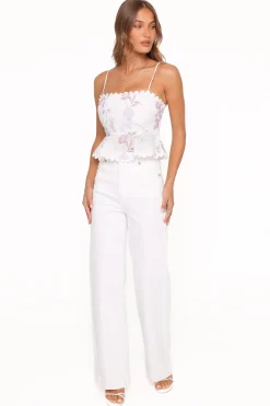 Adams Peplum Top