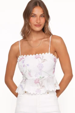 Adams Peplum Top