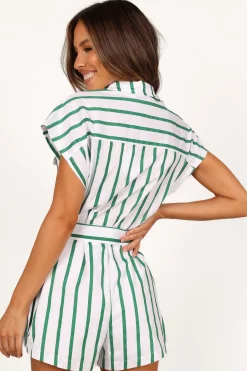 Addie Tie Waist Romper