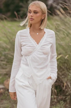 Adira Wrap Blouse