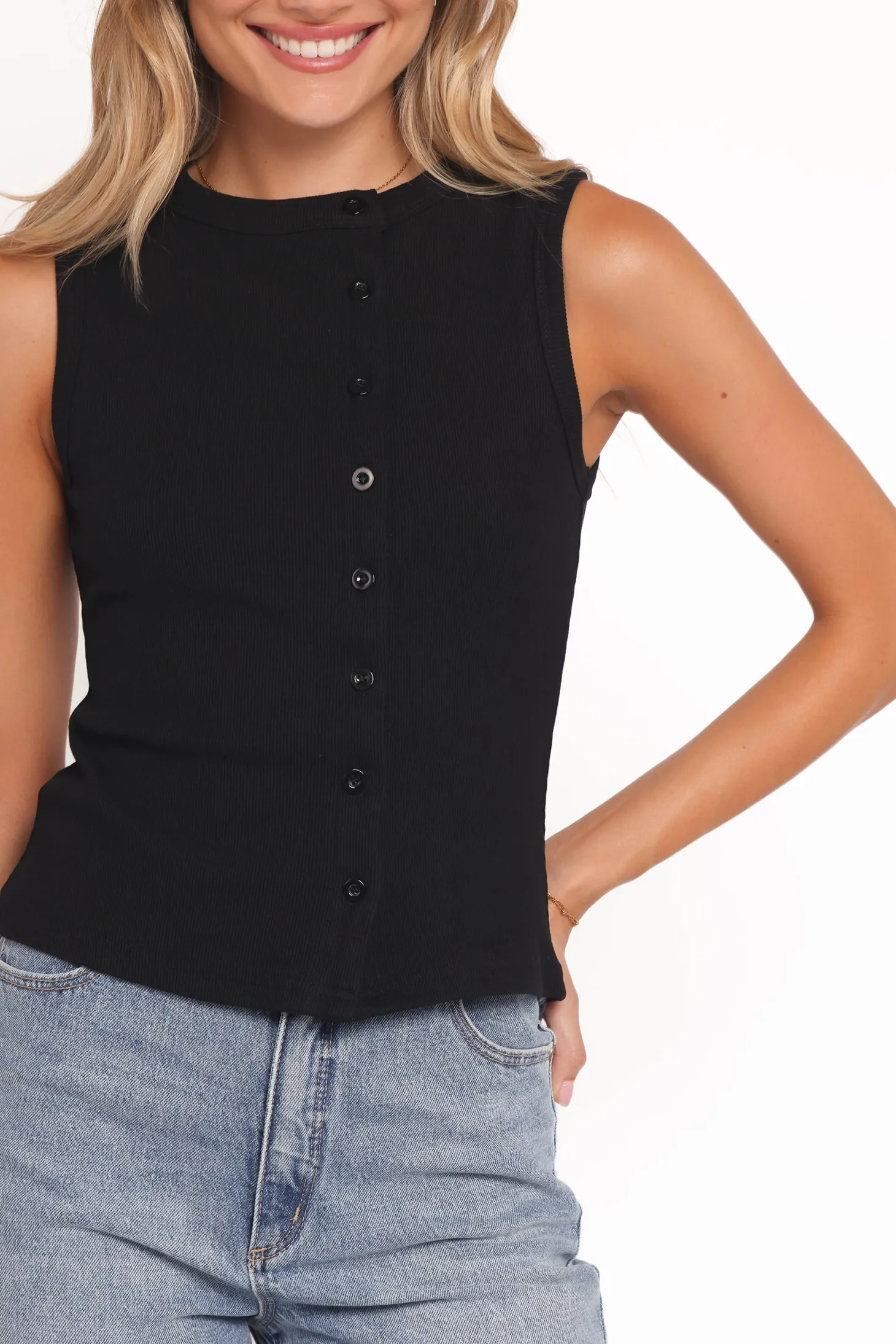 Agatha Asymmetrical Knit Top