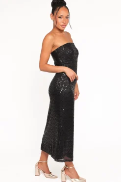 Agnes Strapless Sequin Maxi Dress