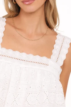 Aideen Eyelet Top