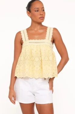 Aideen Eyelet Top