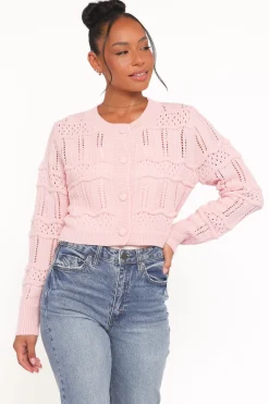Aidy Crop Button Front Cardigan