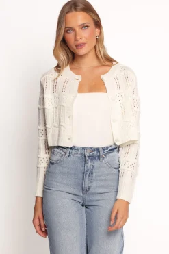 Aidy Crop Button Front Cardigan