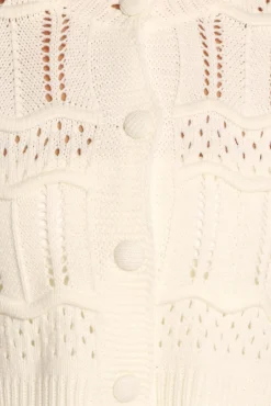 Aidy Crop Button Front Cardigan