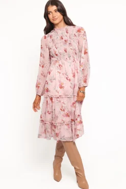 Alamea Long Sleeve Midi Dress