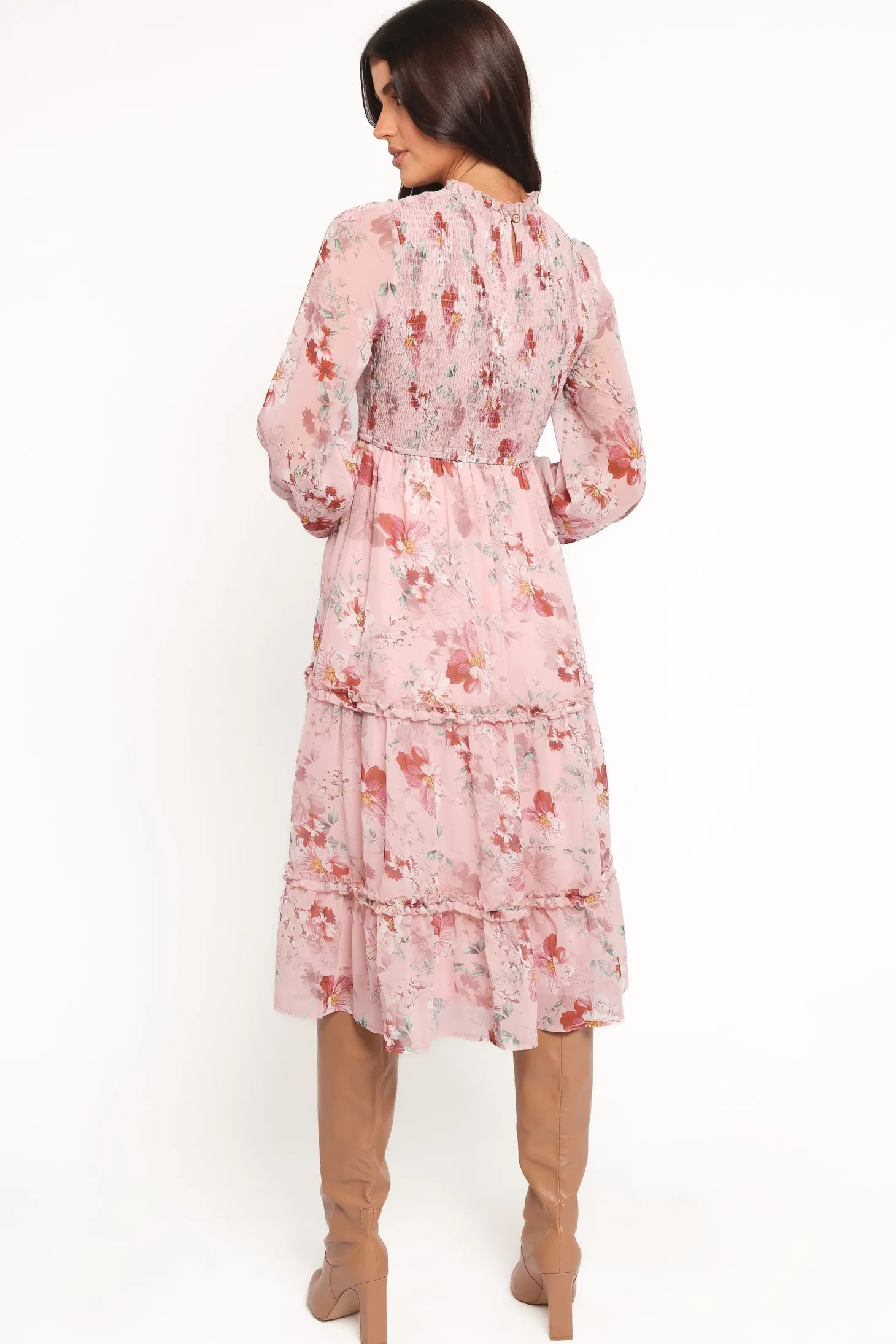 Alamea Long Sleeve Midi Dress