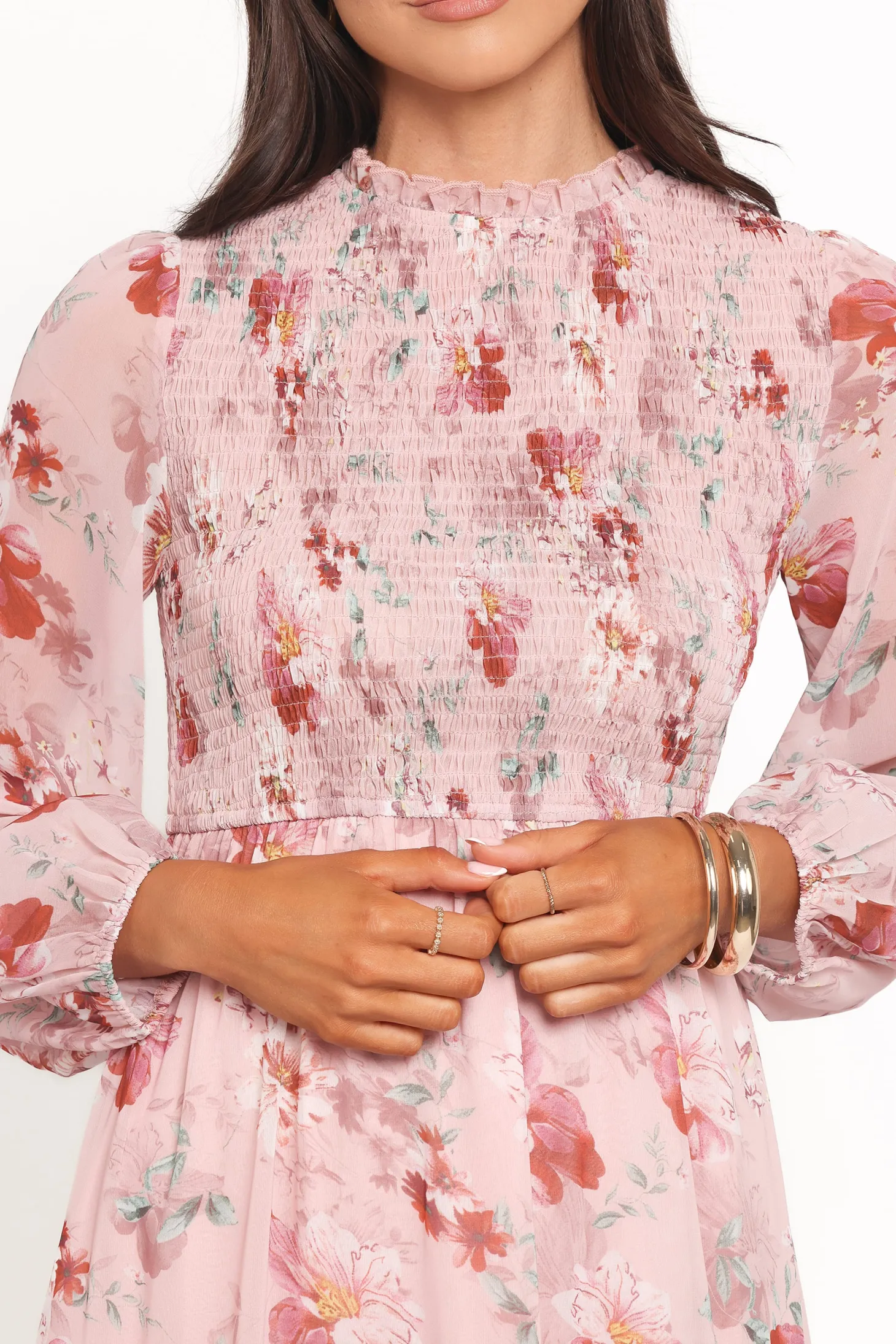 Alamea Long Sleeve Midi Dress