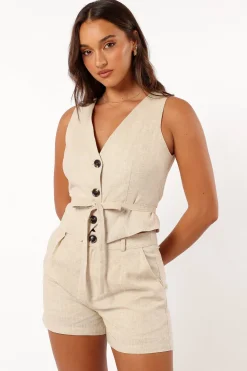 Allegra Linen Vest