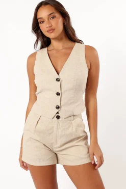 Allegra Linen Vest