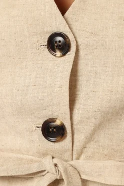 Allegra Linen Vest