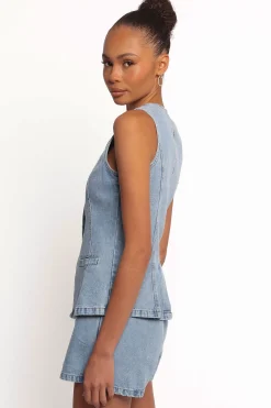 Almana Denim Short Set