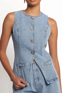Almana Denim Short Set