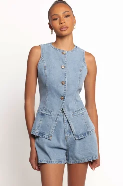 Almana Denim Short Set