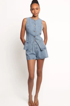 Almana Denim Short Set