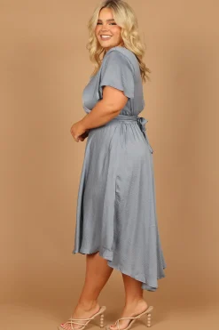 Amanda Hi Lo Tie Front Dress