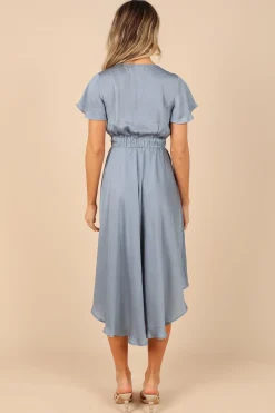 Amanda Hi Lo Tie Front Dress