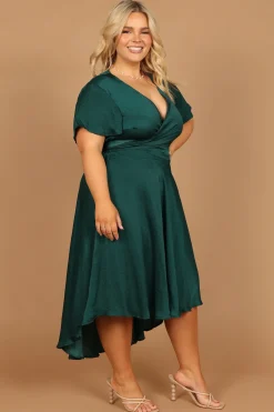 Amanda Hi Lo Tie Front Dress
