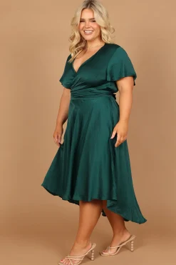 Amanda Hi Lo Tie Front Dress