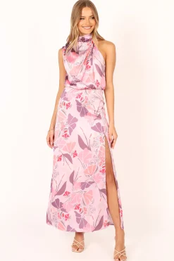 Amelia Halterneck Maxi Dress