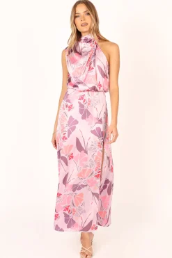 Amelia Halterneck Maxi Dress