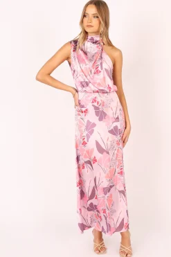 Amelia Halterneck Maxi Dress