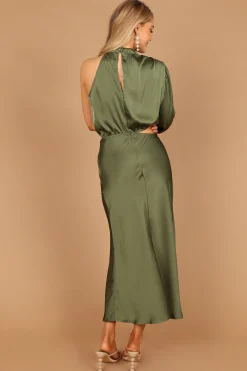 Amelie One Shoulder Midi Dress