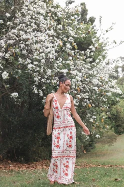Amore Bias Cut Maxi Dress