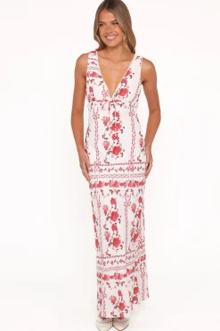 Amore Bias Cut Maxi Dress