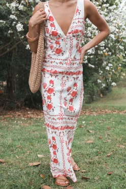 Amore Bias Cut Maxi Dress