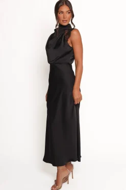 Anabelle Halter Neck Lace Maxi Dress