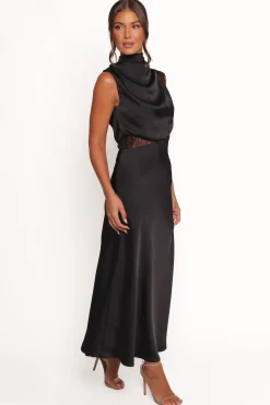 Anabelle Halter Neck Lace Maxi Dress