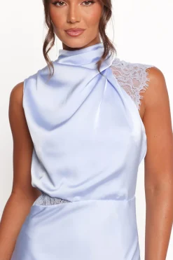 Anabelle Halter Neck Lace Maxi Dress