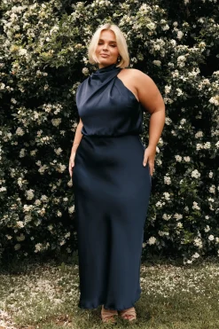 Anabelle Halter Neck Midi Dress